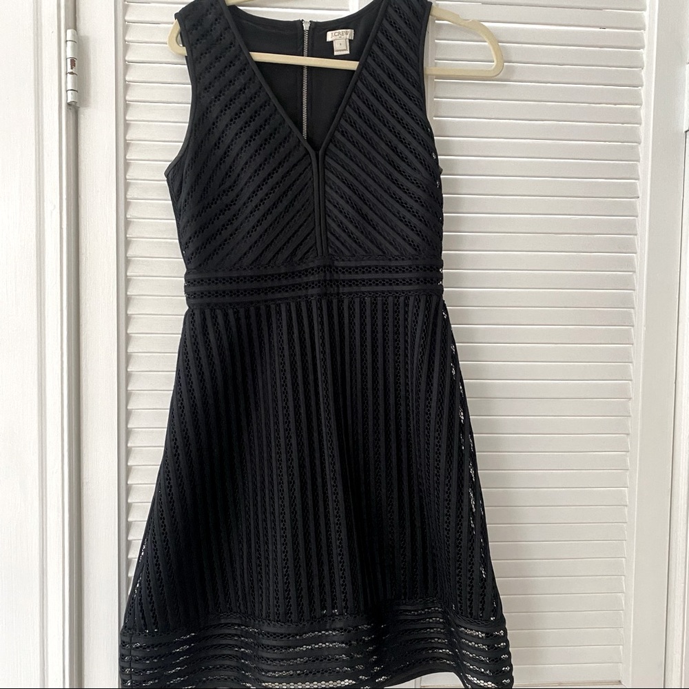 J Crew Black Sleeveless Dress